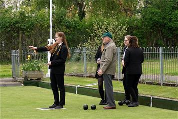 Queen Elizabeth Students choose Bowls for games lesson this term